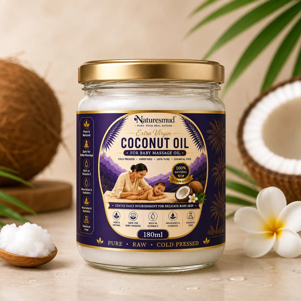 Natures Mud Extra Virgin Coconut Oil 180ml
