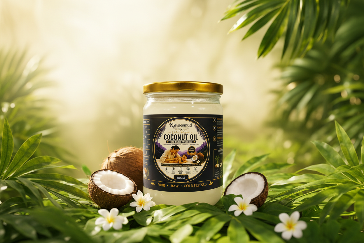 Coconut Oil - Tropical Bokeh