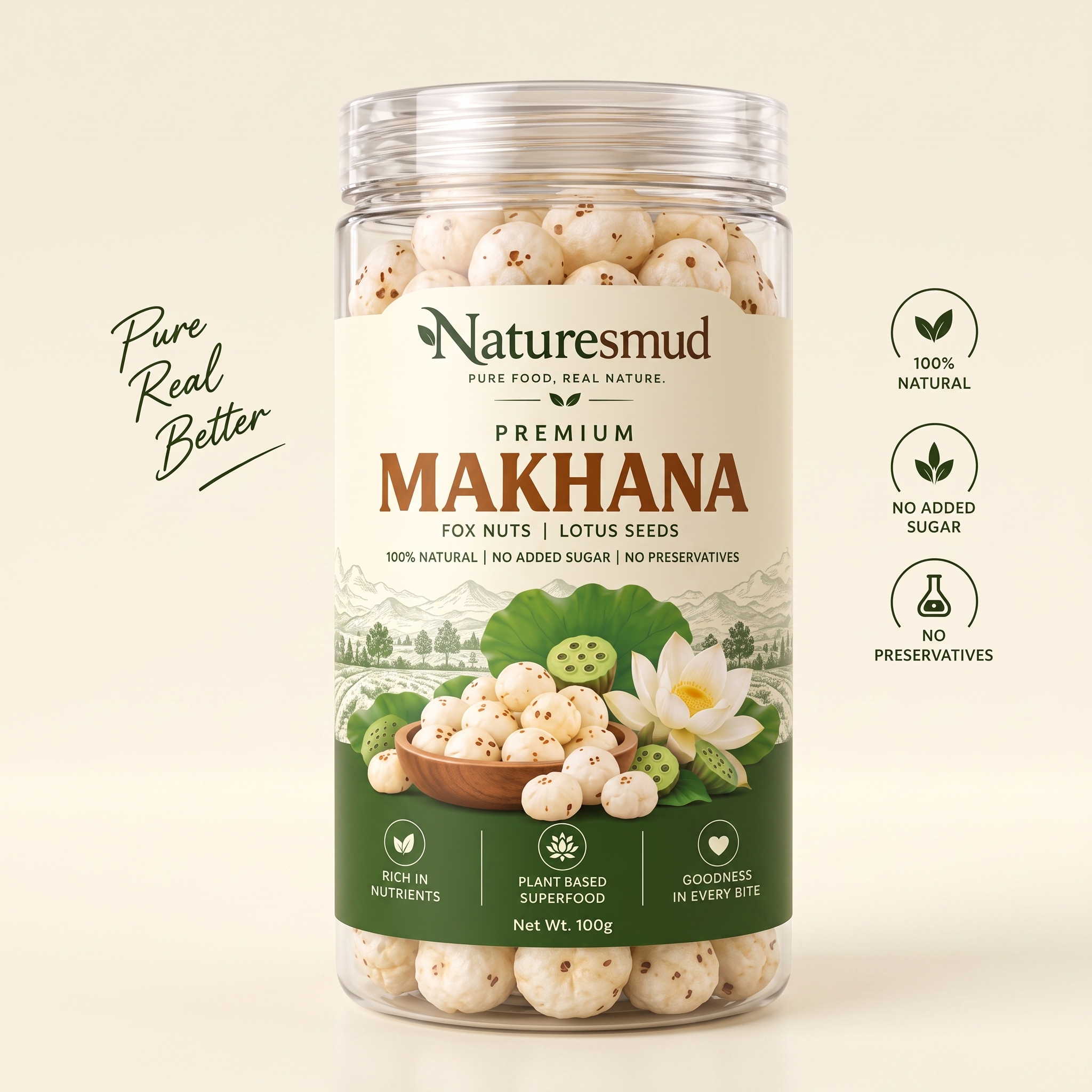 Makhana (Fox Nuts) thumbnail 3